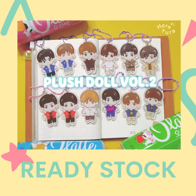 READY PLUSH DOLL VOL 2 Brightwin/Taynew/Offgun/Singkit/Tharntype/EarthMix Keychain Raikantopeni
