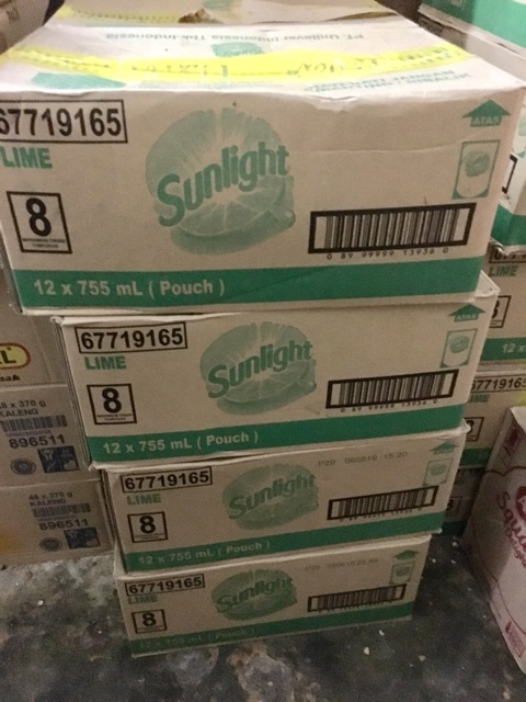 Sunlight Dus 650 x 12 Refill / Sunlight Lime 650 x 12 / Sunlight Besar 1 dus / Sabun Sunlight