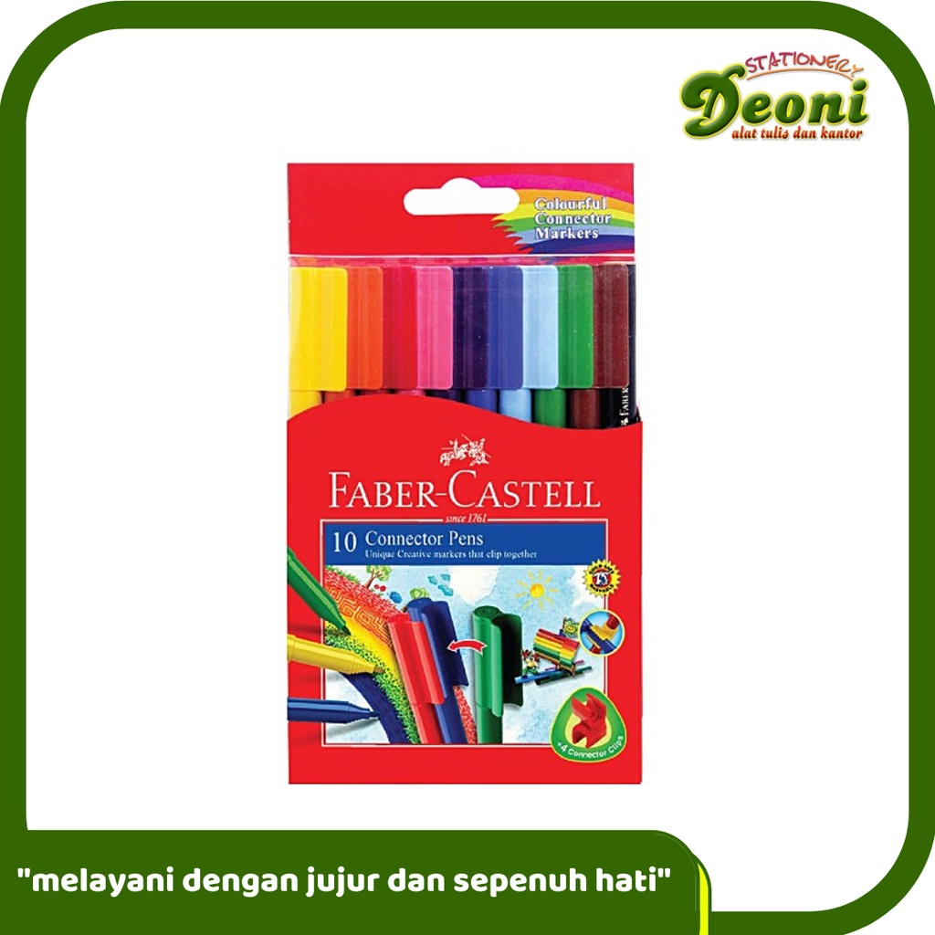 

FABER-CASTELL Connector Pen 10 Warna