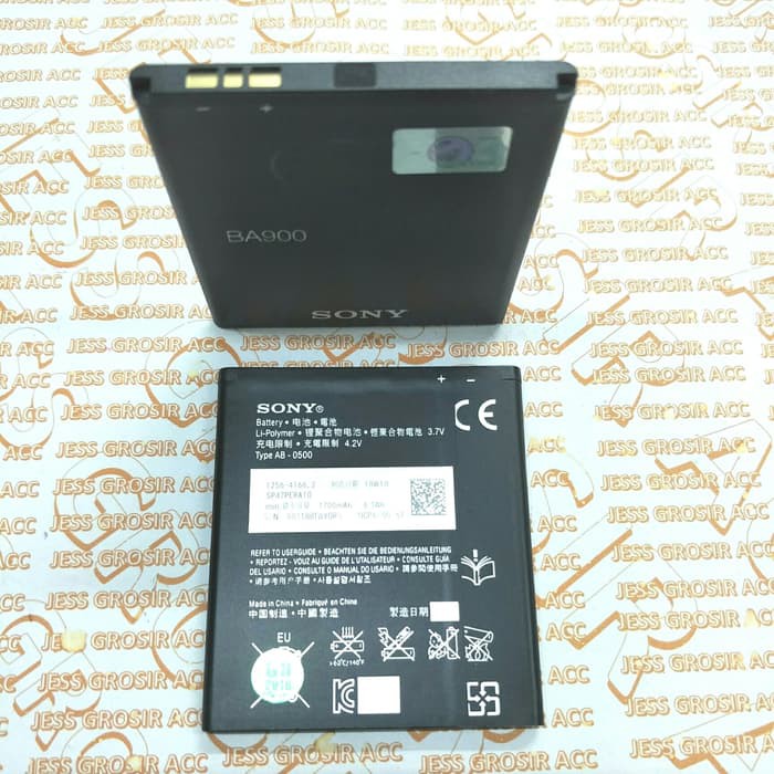 Baterai Battery Original SONY Experia Xperia J L M E LT29i ST260 BA900