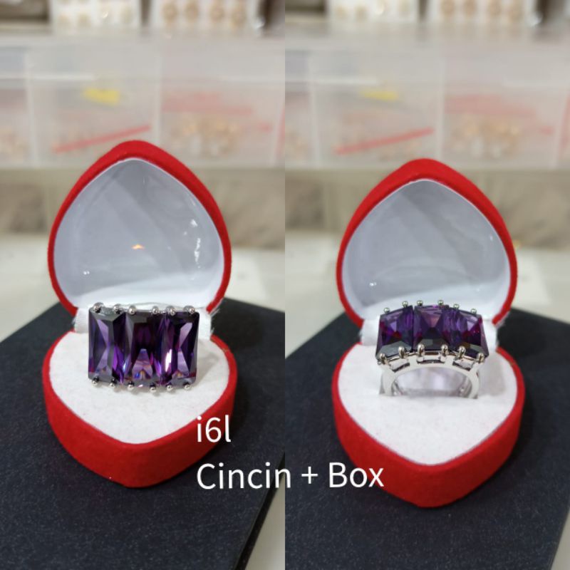 Cincin Dewasa  Mata Ungu