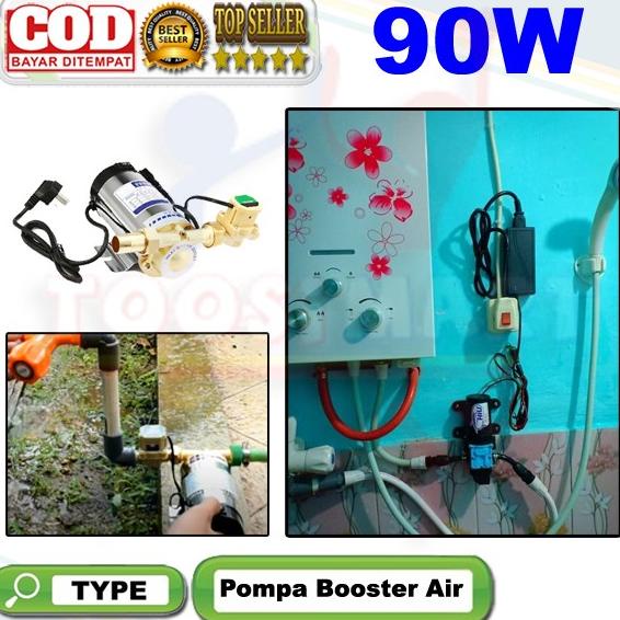 Pompa Booster Otomatis Pompa Pendorong Air Low Watt 90W Booster Pump