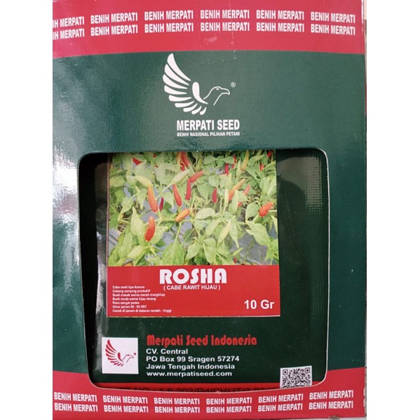 Benih Bibit Cabe Rawit Hijau (ROSHA) 10 Gr