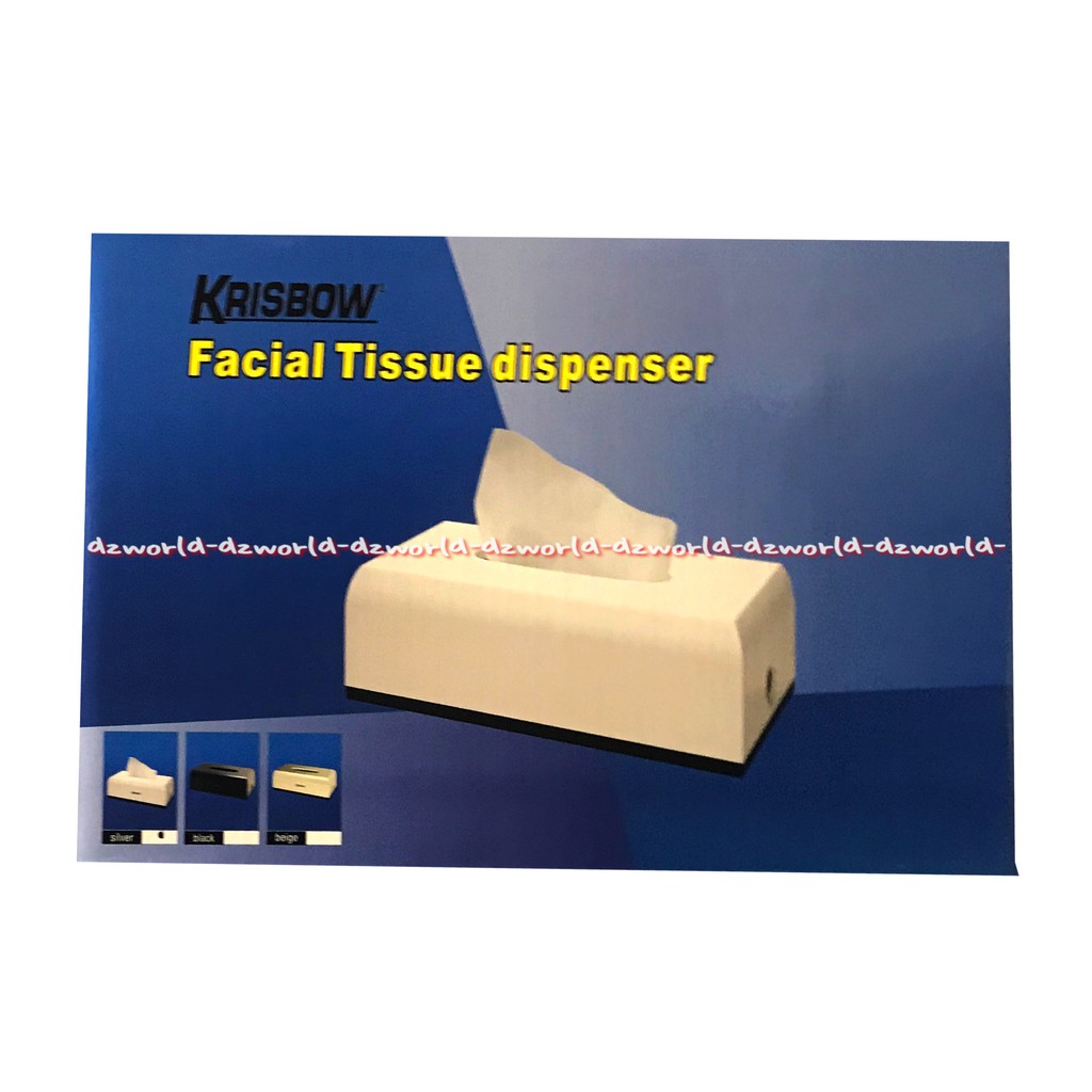 Krisbow Facial Tissue Dispenser Kotak Tisu Tissue Box Warna Putih Krihome Kris Kotak Tisu Bahan Akrelik