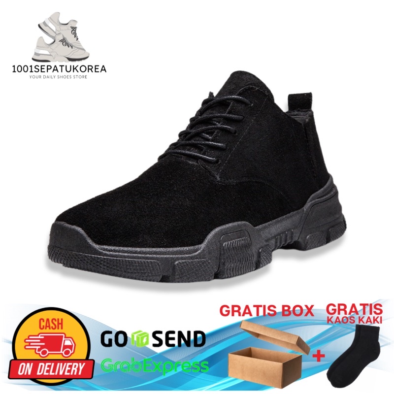 1001 IMPORT SEPATU PRIA HAMILTON BOOTS + BOX DAN KAOS KAKI !!! - 2 WARNA