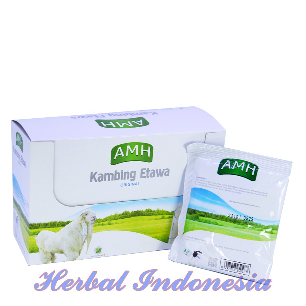 

Susu Kambing Etawa rasa VANILLA AMH Sachet | Susu Kambing AMH Vanilla