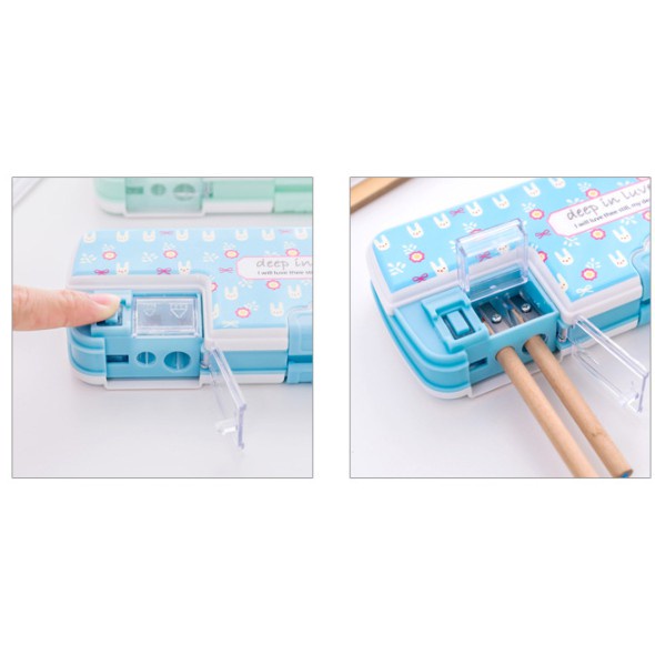 

TKB Tempat pensil dua rautan dua tingkat/double sharpener