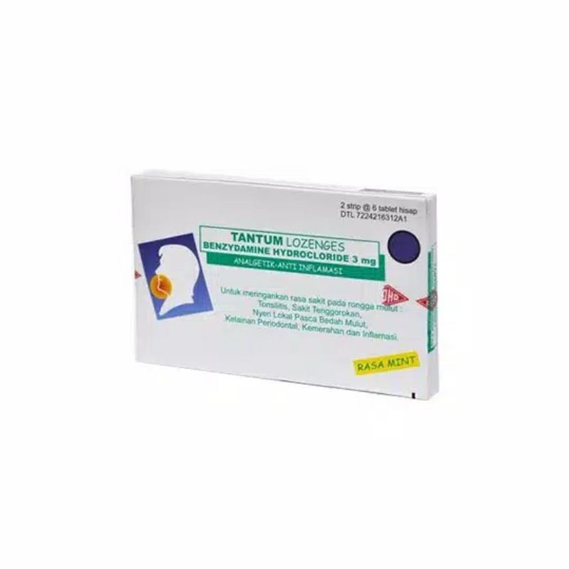 

Tantum Lozenges Isi 12 tablet