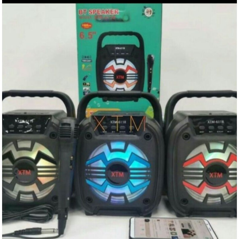 speaker blotooth XTM 6118 free mic
