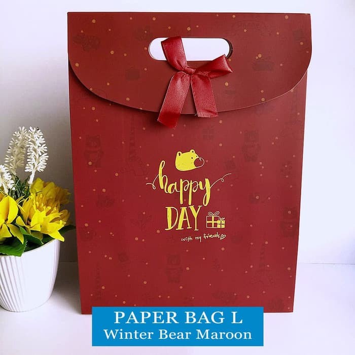 

Terlaris Paper Bag Motif / Tas Kertas Kado / Tas Ulang tahun - L FANCY