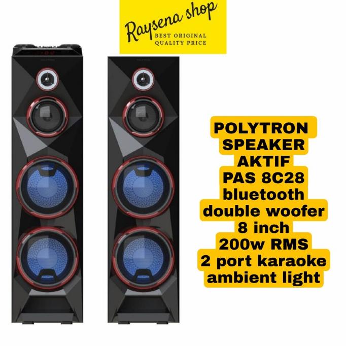 Polytron Pas 8C28 / Pas8C28 Speaker Aktif Bluetooth Karaoke Leenayeon12