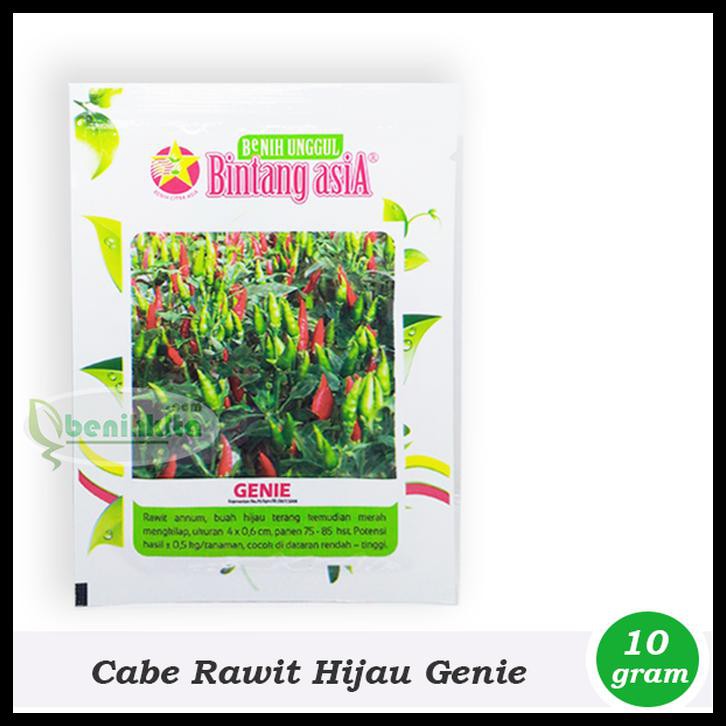 BENIH/BIBIT CABE RAWIT HIJAU GENIE (BINTANG ASIA)
