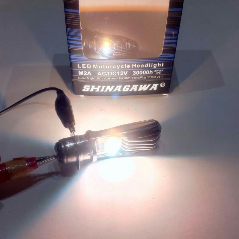 LAMPU DEPAN MOTOR LED H6 BEBEK MATIC 2 SISI Sinagawa