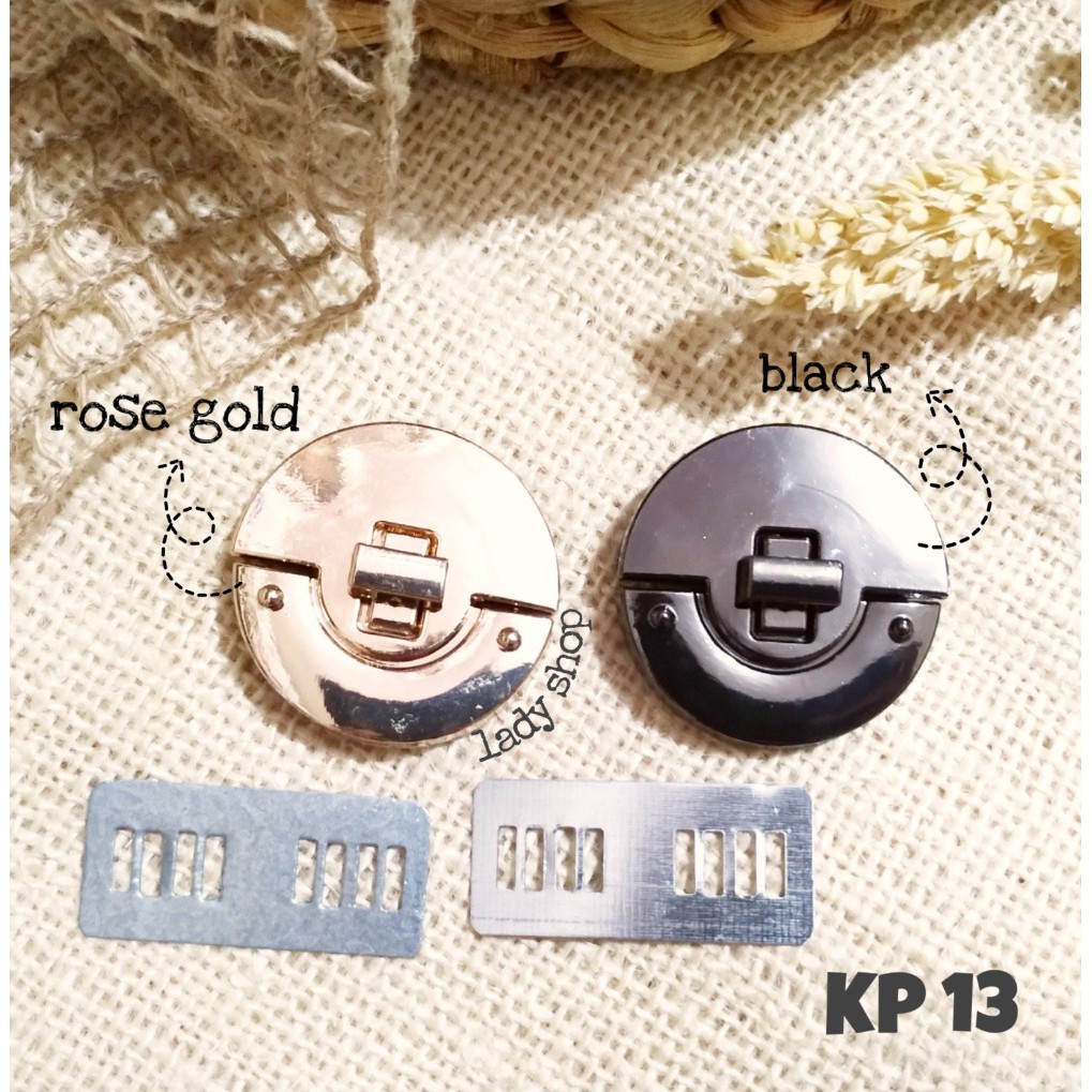 Aksesoris Tas Wanita Kunci Putar ( KP 13 )