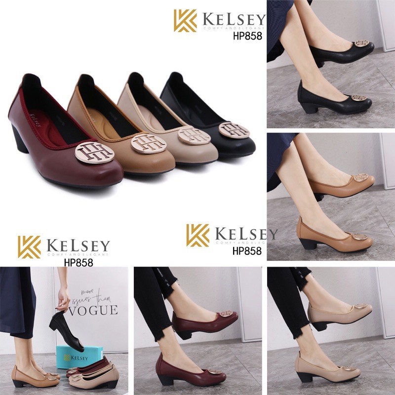 RESTOCK!! NICOLE SEPATU HEELS WANITA KELSEY HP858 SEPATU CHUNKY HEELS WANITA