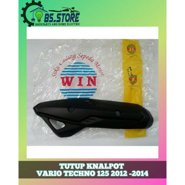 TUTUP KNALPOT VARIO TECHNO 125 2012 2013 2014 | COVER MUFLER VARIO TECHNO 125 | COVER KNALPOT VARIO TECHNO 125 OLD 2014 2015