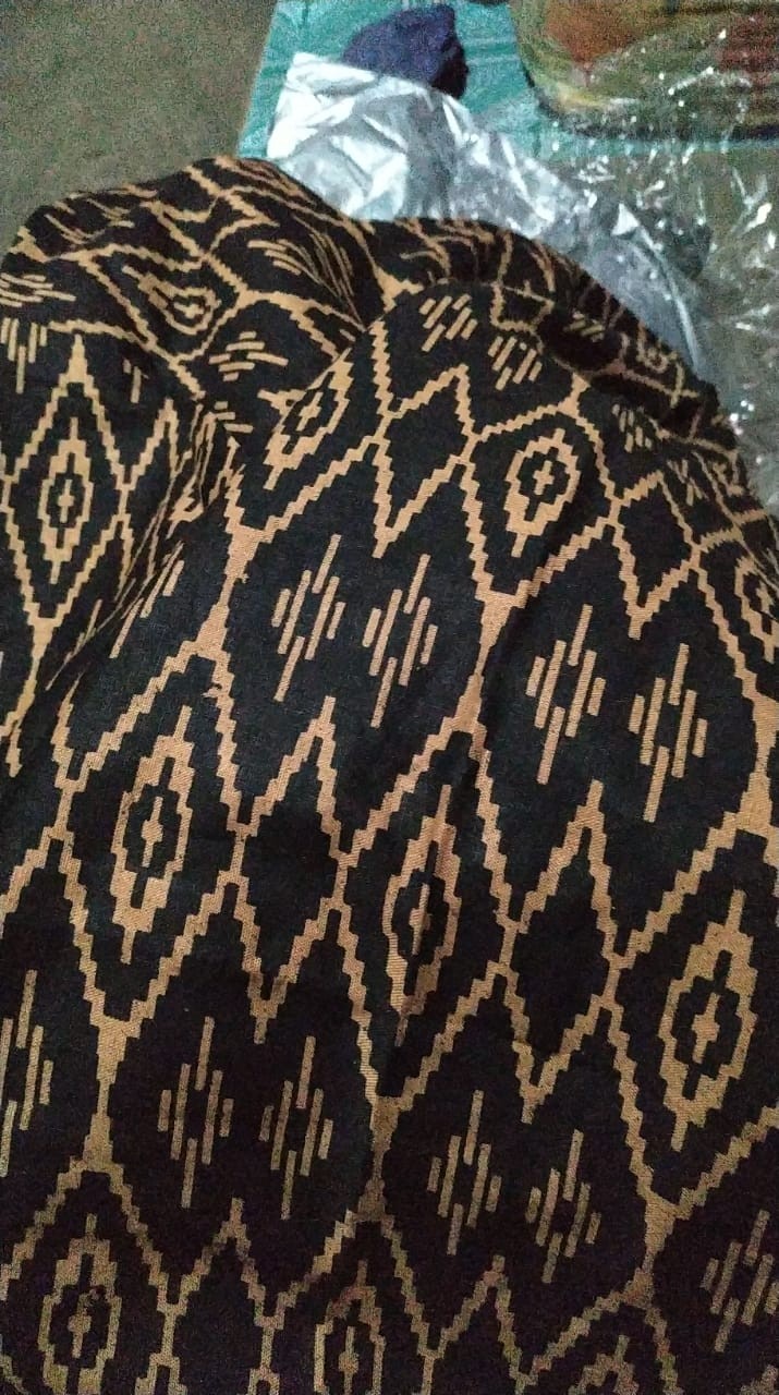 [ Termurah ] Tunik Serut Lawasan Coklat Atasan Batik Wanita Tb 034