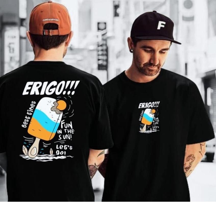 OXX BAJU DISTRO TSHIRT LENGAN PENDEK ERIGO TERBARU BISA BAYAR DI TEMPAT Best Promo