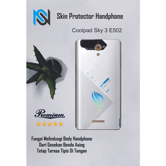 2pcs Garskin HP Coolpad Sky 3 E502 Motif ggg - Custom motif via chat