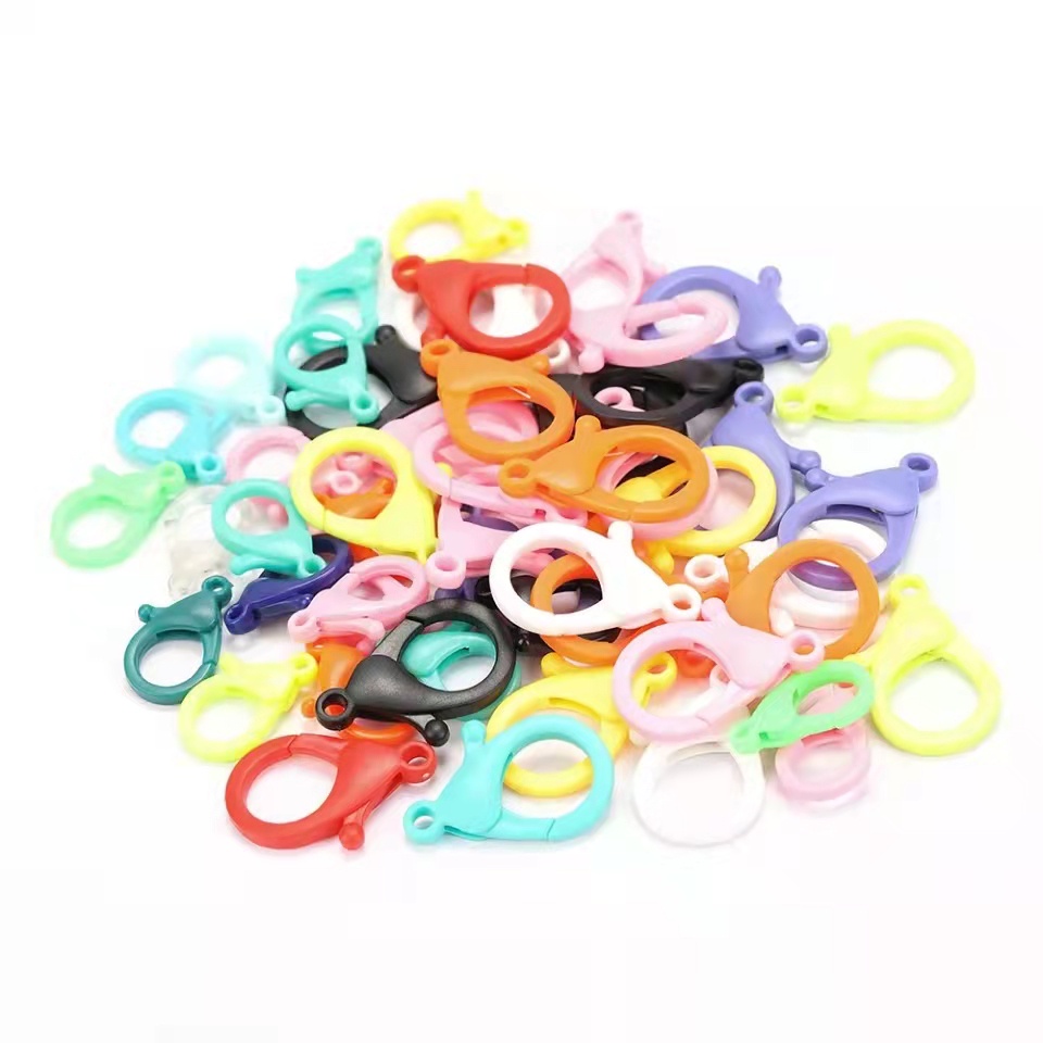 Kaitan Kokot Udang Plastik Claps Plastik Uk 30mm Warna/i Doff Harga/10Pc