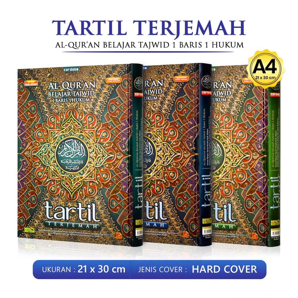 Al quran Besar Ukuran A4 / Alquran Terjemah Tajwid Al Quranulkarim Alquran Mudah Tartil Quran Tartil