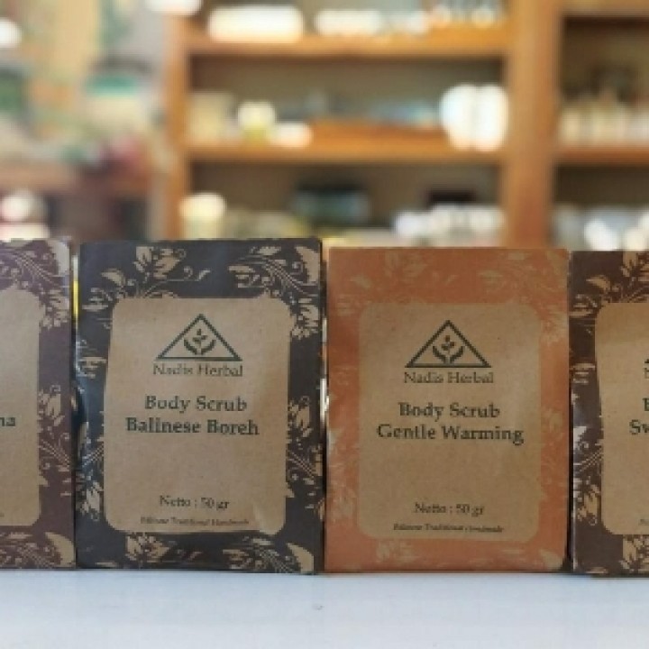 Nadis Herbal Body Scrub Gentle Warning 50gr