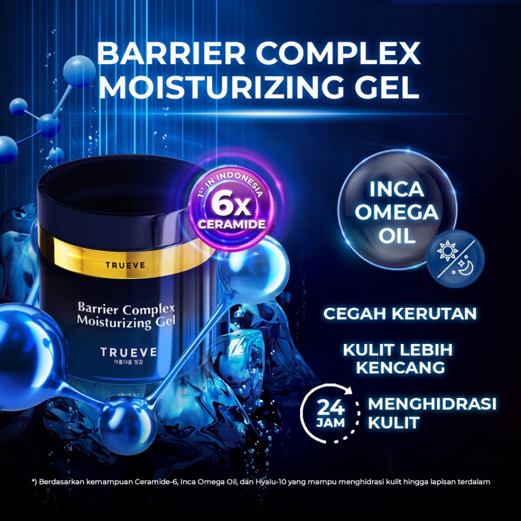 [ FREE GIFT ] Trueve Barrier Complex Moisturizing Gel, Moisturizer Gel Trueve Original BPOM