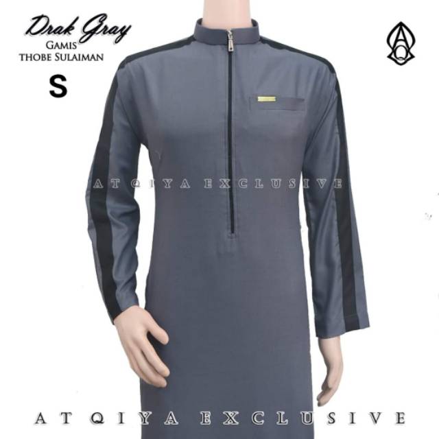 GAMIS THOBE SULAIMAN / GAMIS SLIMFIT / BAHAN KAIN POLYSTER