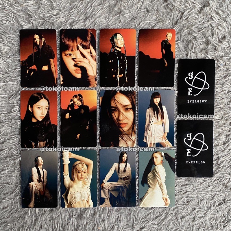 Photocard EVERGLOW FIRST Last Melody  Aisha EU Mia Onda Sihyeon Yiren Album