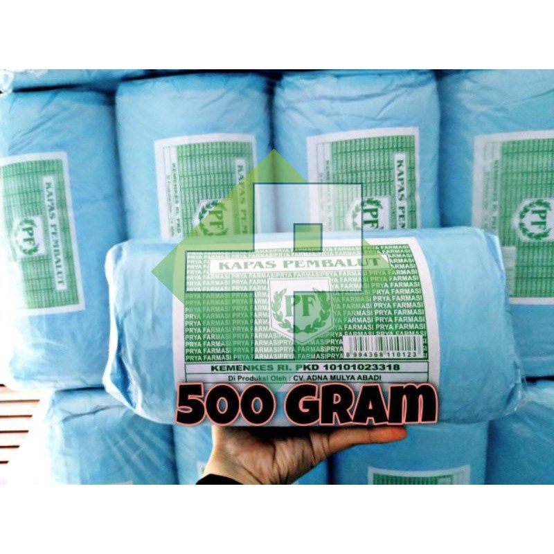 Kapas Pembalut Serbaguna PF / Kapas Gulung 500gram