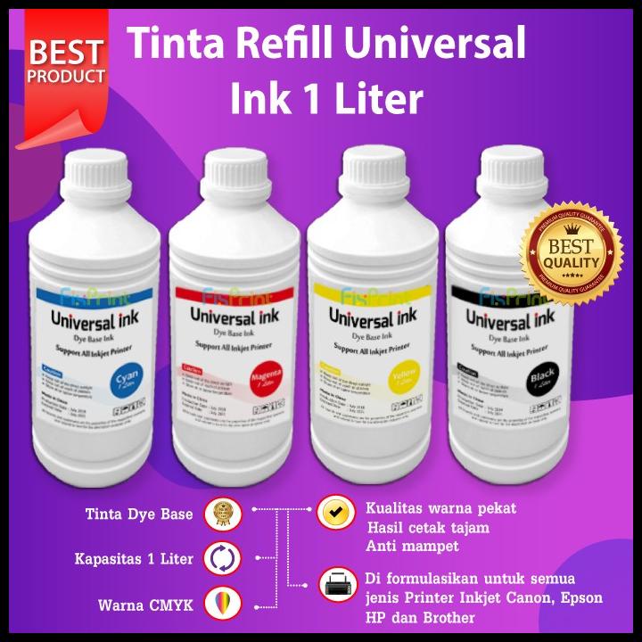 Tinta Epson 1 Liter Refill Dye Base Printer L120 L360 L565 L3110 L1110