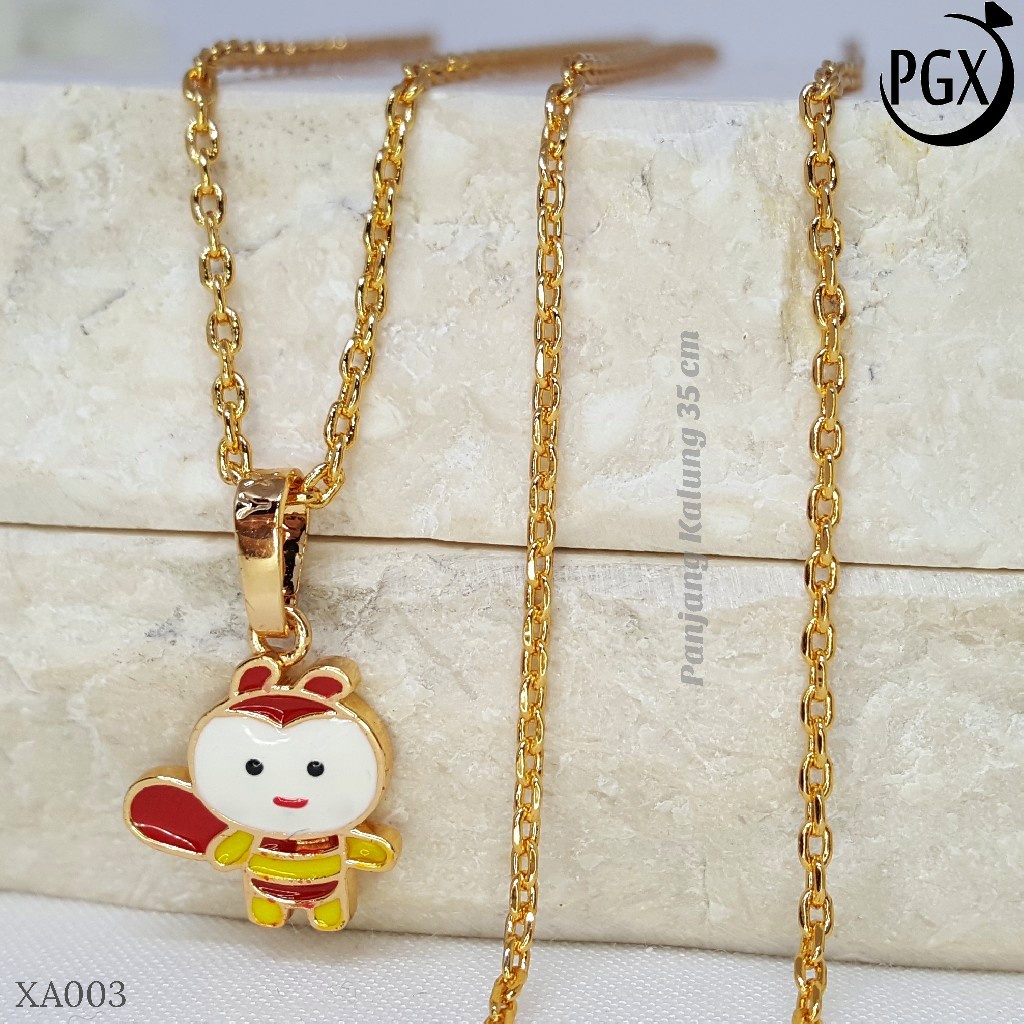 PGX Kalung Anak Perempuan Xuping Lapis Emas Aksesoris Fashion Perhiasan Premium - XA003