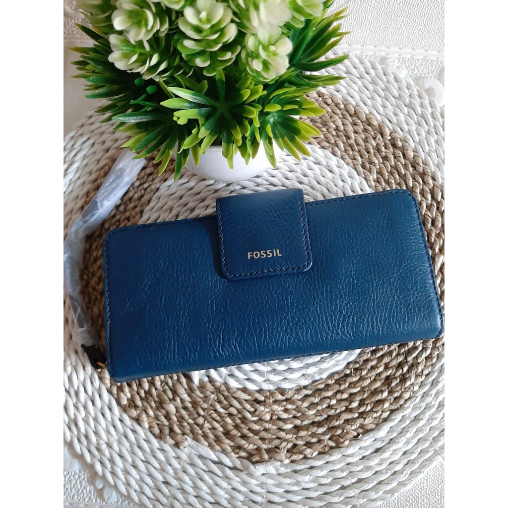Fossil madison zip Clutch twilight