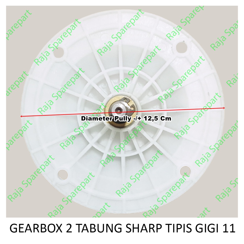 Gearbox Mesin Cuci 2 Tabung Sharp Tipis Gigi 11 GB14 GHTG11