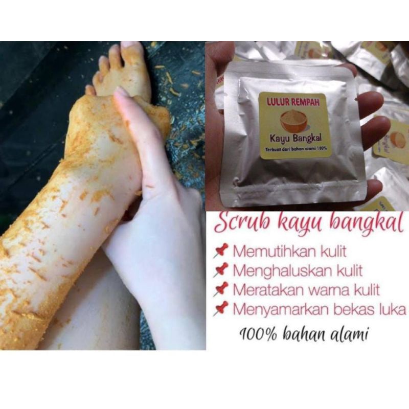 Lulur rempah kayu bangkal