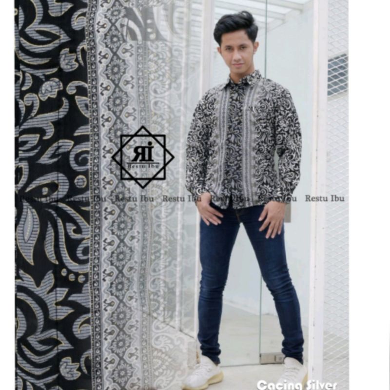 Kemeja Lengan Panjang Batik Kondangan MOTIF CACING by tokozahra27