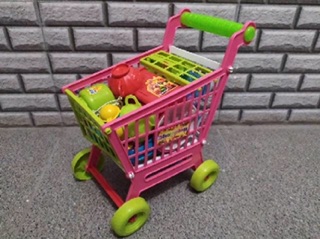 MAINAN TROLLEY KERANJANG DORONG MURAH / TROLY SUPERMARKET ANAK / MAINAN