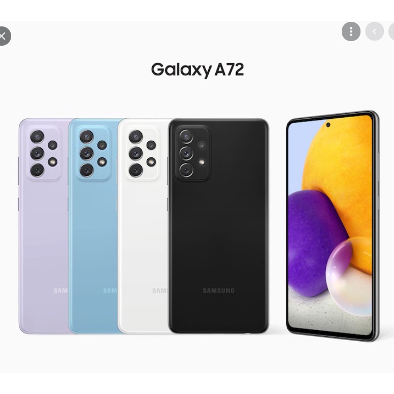 SAMSUNG GALAXY A72 SEIN - 256gb & 128GB BNIB Original Samsung SEIN