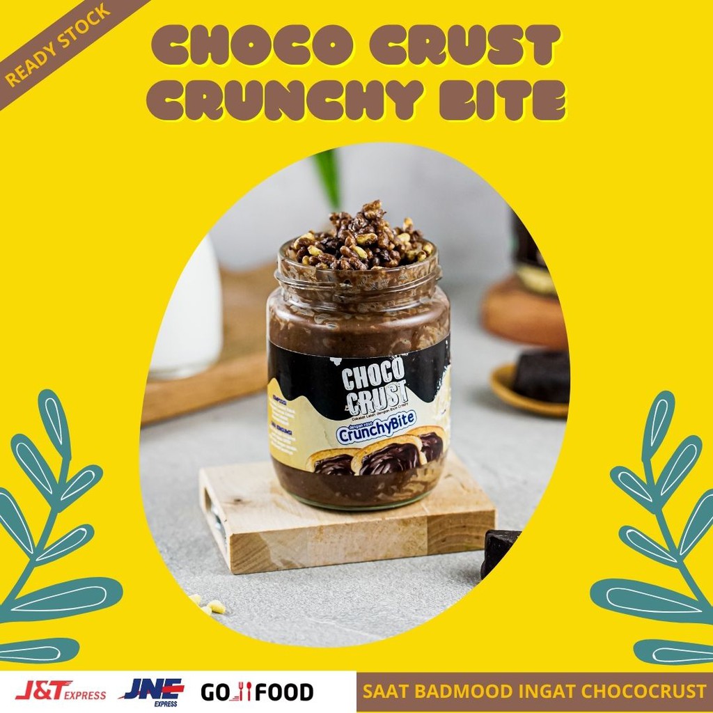 CHOCO CRUST CRUNCHY BITE - JAR PLASTIK