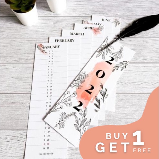 

PAPERIKO | Floral Planner Calendar/Kalender Dinding 2022 | CAL21S