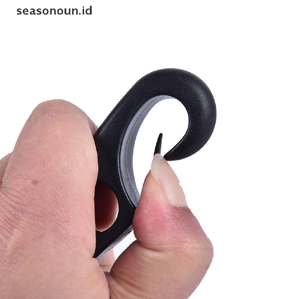 (seasonoun) 6pcs Klip Kait Tali Bungee Bahan Nilon Untuk Perahu Kayak