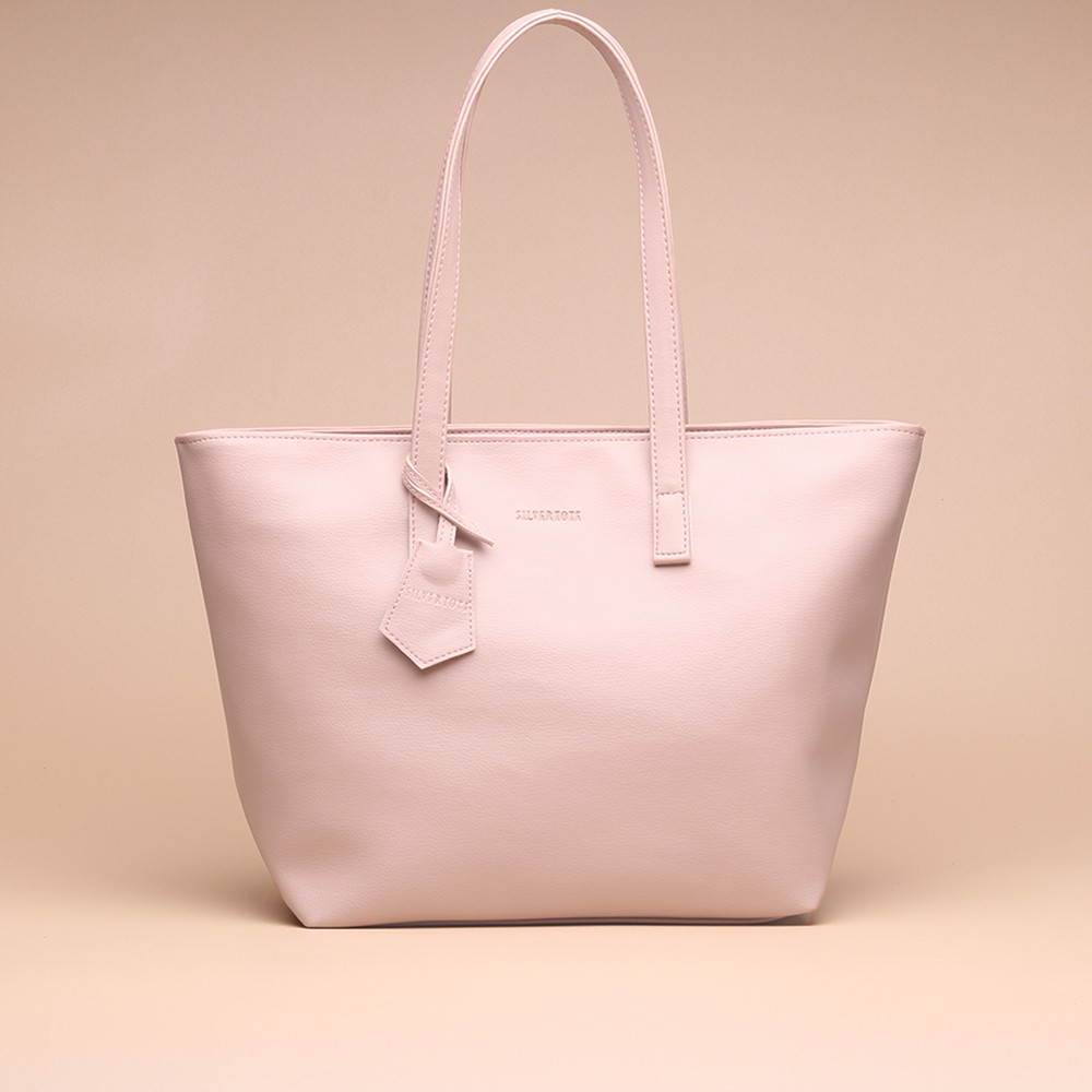 Tas Wanita Silvertote Indah Tote Bag Pink Shopee Indonesia