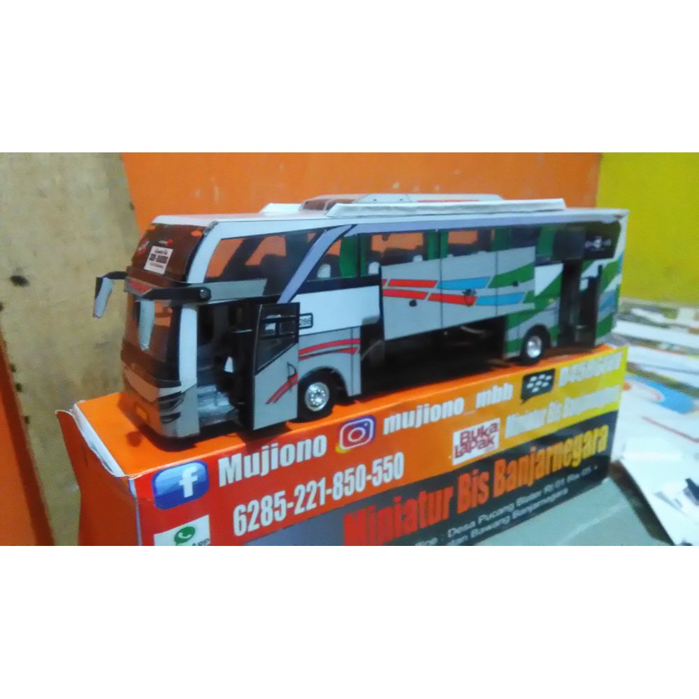 Miniatur Bus Budiman | Miniatur Bis Full Spek | Miniatur Bus Triplek