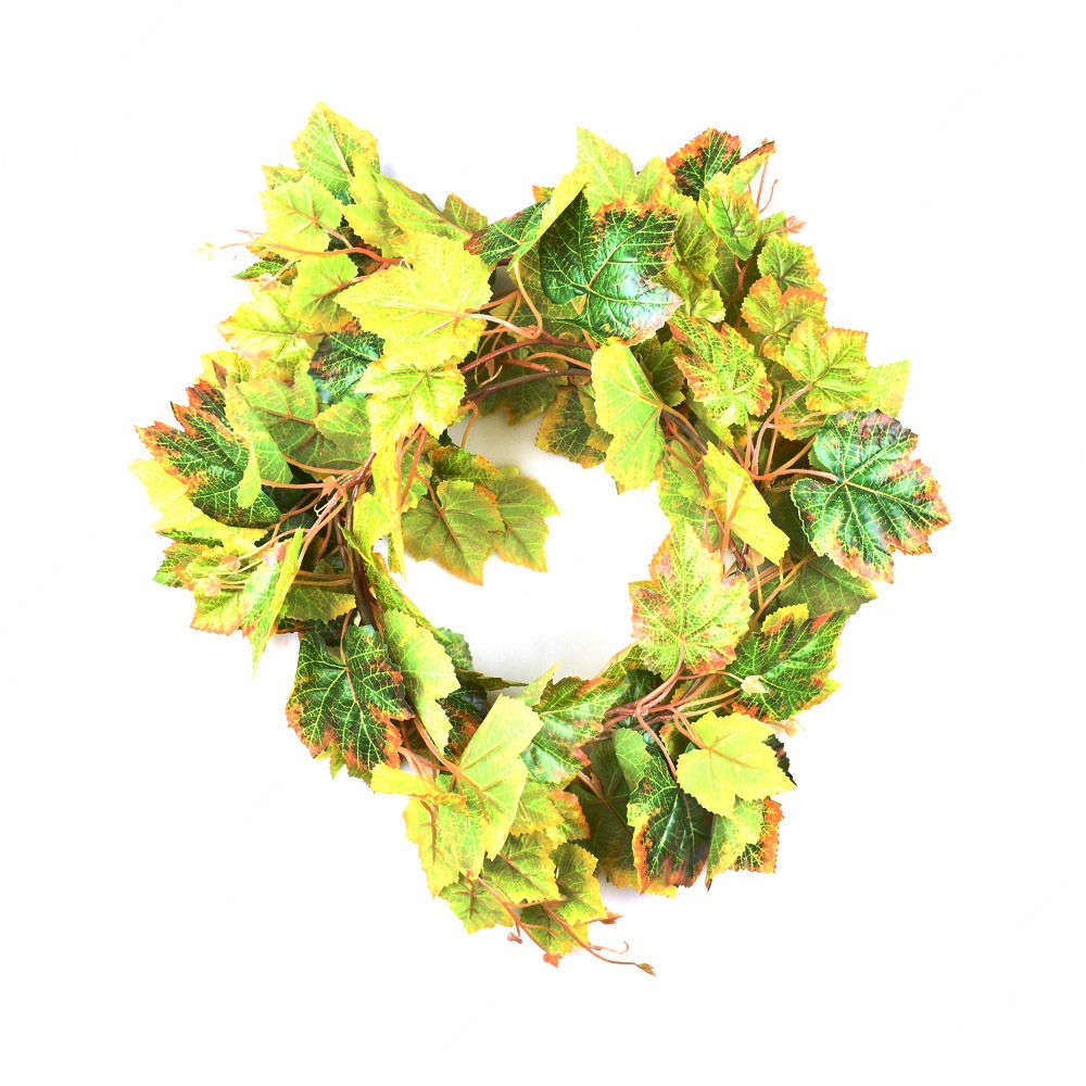 ACE Arthome Tanaman Artifisial Autumn Grape Leaf Garland SKU 10151672