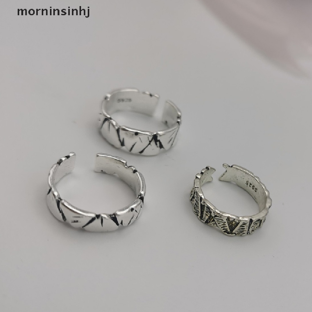 Mornin Cincin Hati Gaya Retro Rock Model Terbuka Adjustable