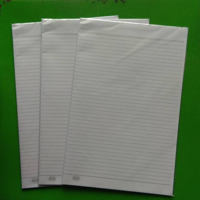 

KERTAS FOLIO BERGARIS ISI 10 LEMBAR