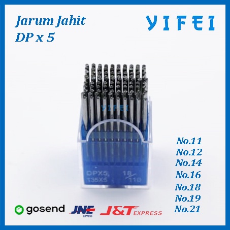 Jarum Jahit highspeed DALI DPX5/Jarum jarum dua/jarum lubang kancing - 11