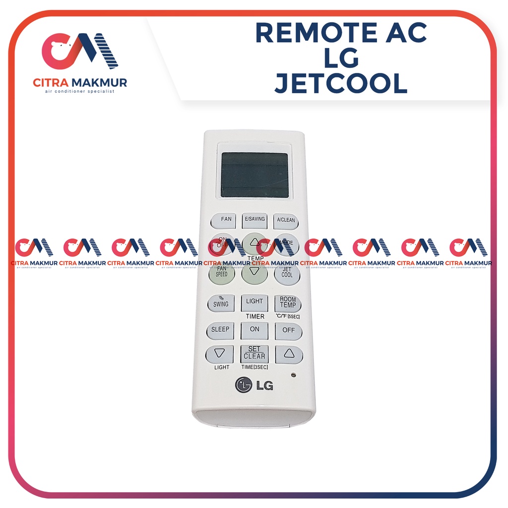 Remote AC LG Hercules Jetcool Jet Cool AKB73595902 Remot Original plus Baterai