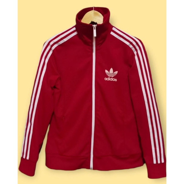 Adidas Europa Red tracktop Firebird second hoodie original SST crewneck superstar jaket size S