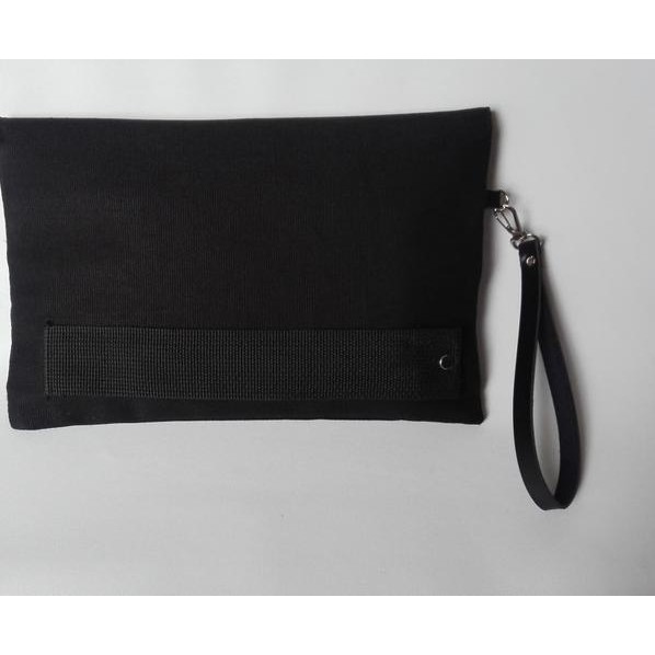 monochrome clutch bag